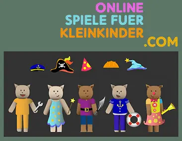 Online Kinderspiele Ab 2, 3 und 4 Jahren alt. Kostenlos spielen