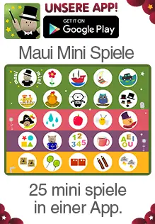 MAUI MINI SPIELE Lernspiele app für Kleinkinder 2,3,4,5 jährige