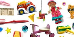 Spiele für Kleinkinder und Vorschulkinder: Gegenstände und Spielzeug